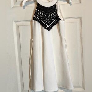 Speechless Girls Size 8 Dress Black and White